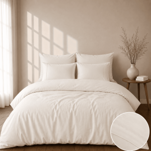 Boston offwhite satijn 300 TC