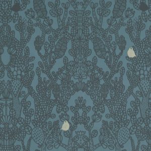 Botanisch behang kinderkamer | Majvillan | Amelie – blauw