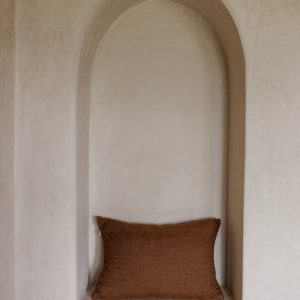 Kussen wol 60×40 – Bruin