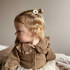 Blouse bruin met kraag