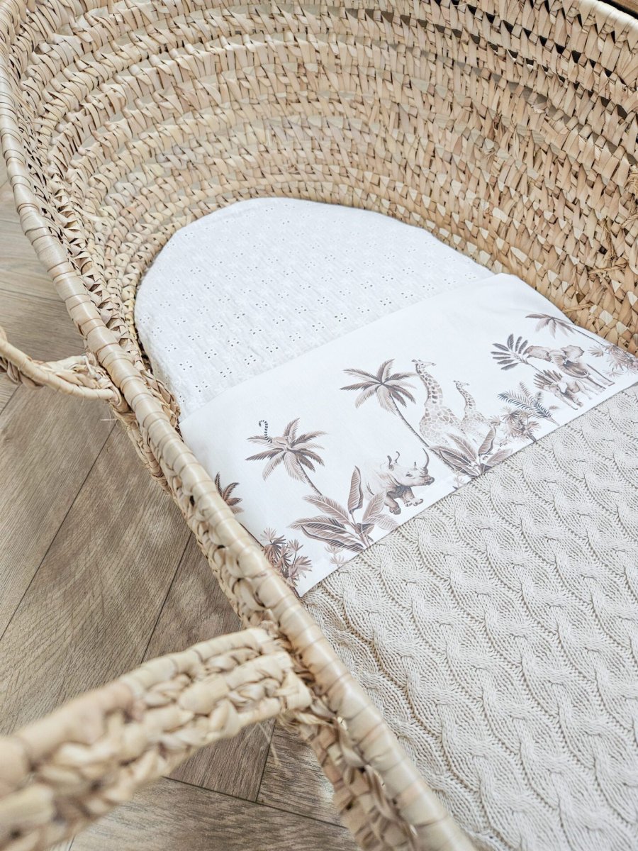 Laken jungle vintage taupe