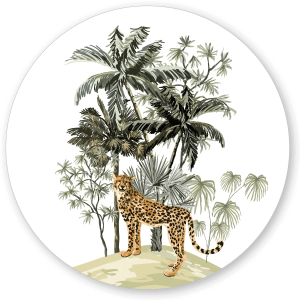Muurcirkel Safari Luipaard