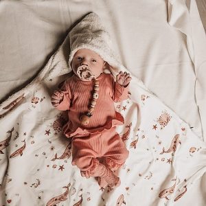Omslagdoek Flower Ocean Teddy