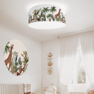 Plafondlamp Jungle giraf