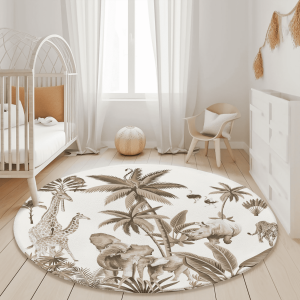 Vloerkleed Jungle vintage taupe