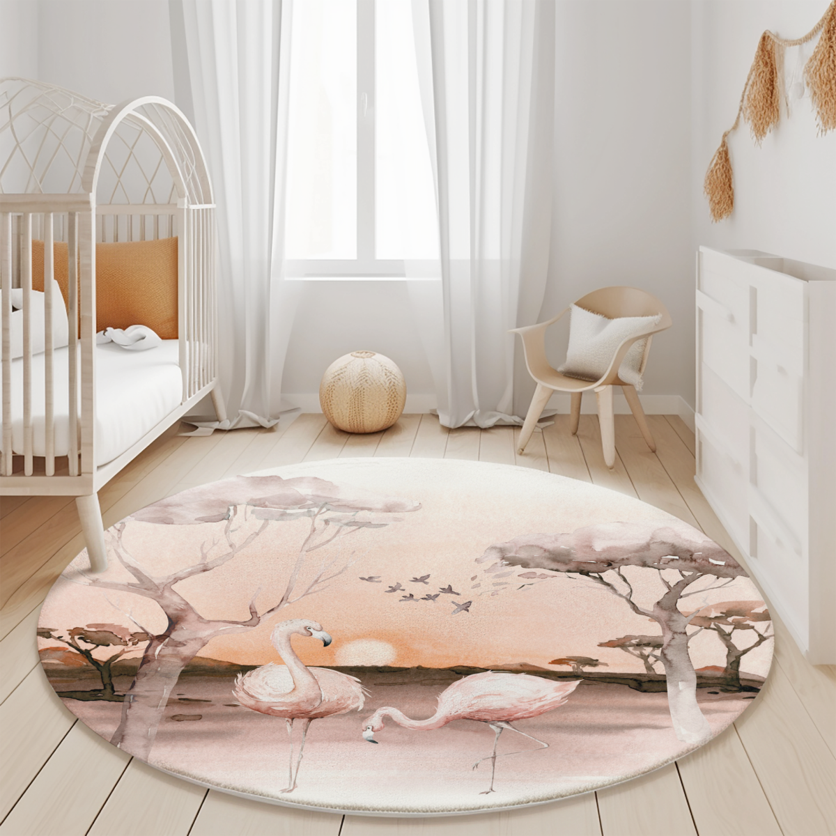 Vloerkleed african Flamingo