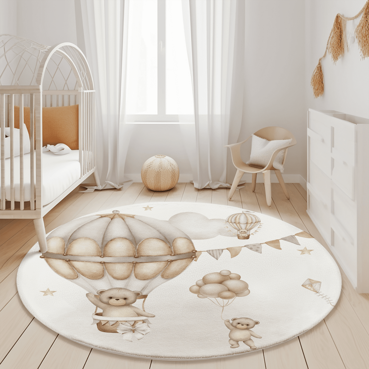 Vloerkleed Bear en Balloon