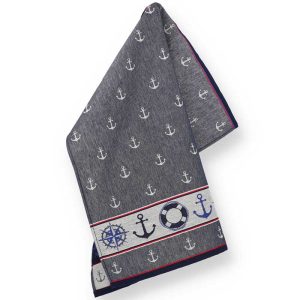 Bunzlau Castle theedoek – Maritime Dark Blue