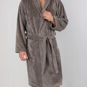 Badjas dames Teddy – Slate Grey