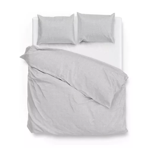 Dekbedovertrek Lino Dove Grey - Afbeelding 3