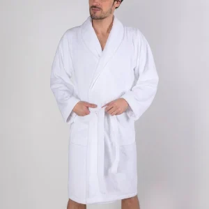 Badjas heren Teddy – White